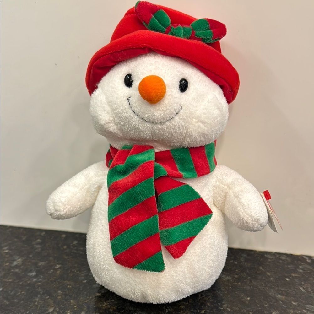 Vintage Ty Pluffies Collection 'Ms. Snow' the Snowgirl (9inch) *Rare*